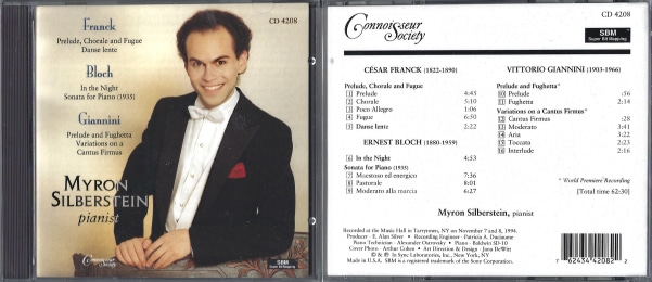 CD Cover (Connoisseur Society)